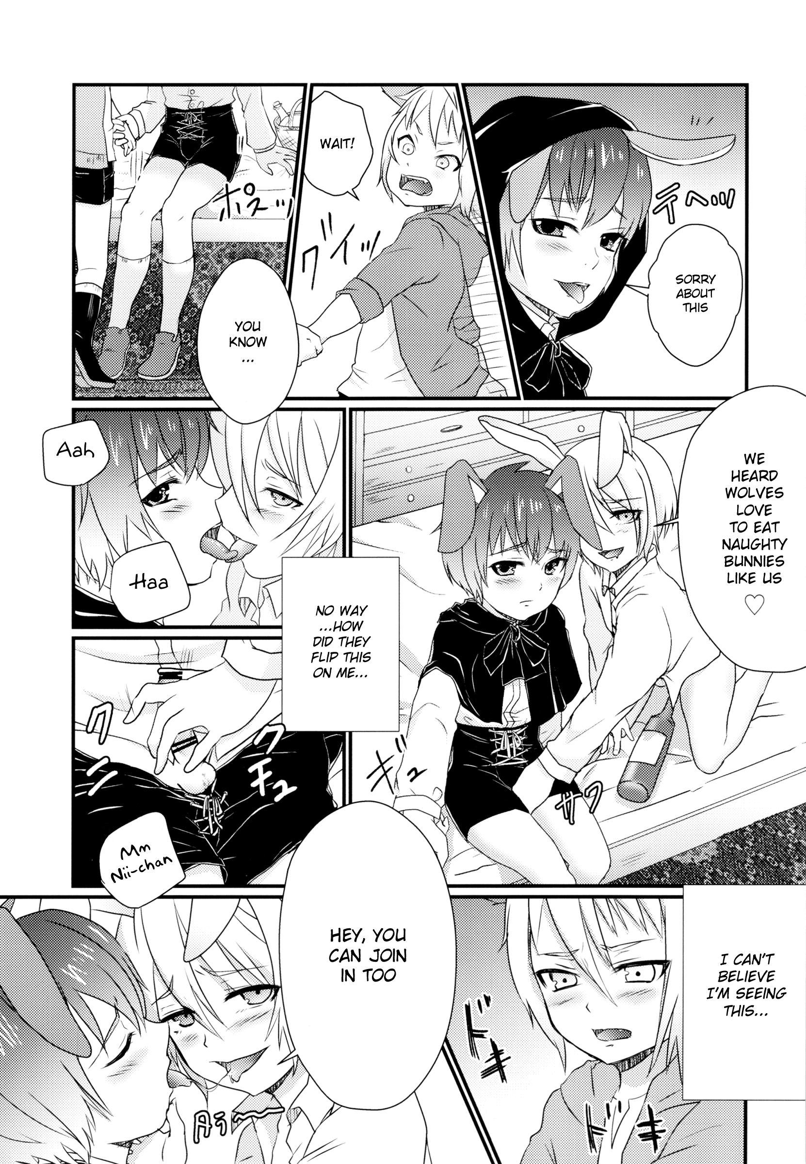 [Koneko Gumi, Shounen Marionette (Poron, Kuonji Shutaka, Namao)] Naisho no Otogibanashi [English] {Shotachan}_36.png